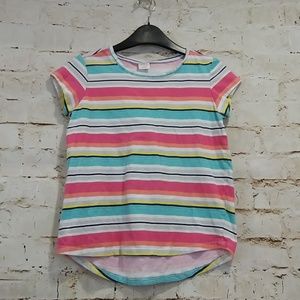 Gymboree Girls Striped Short Sleeve Shirt Sz 10
